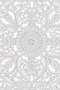 Giner y Colomer Cabecero Entallado a Mano Blanco Envejecido, Panel Decorativo de MDF 120x120x4 cm